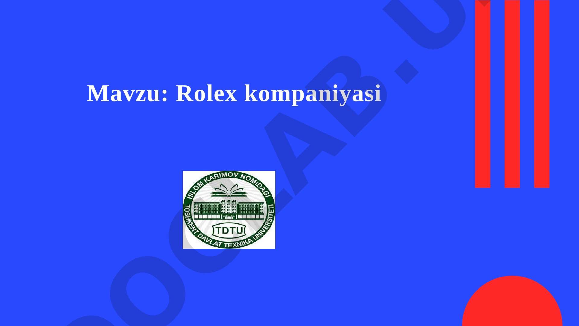 Rolex kompaniyasi