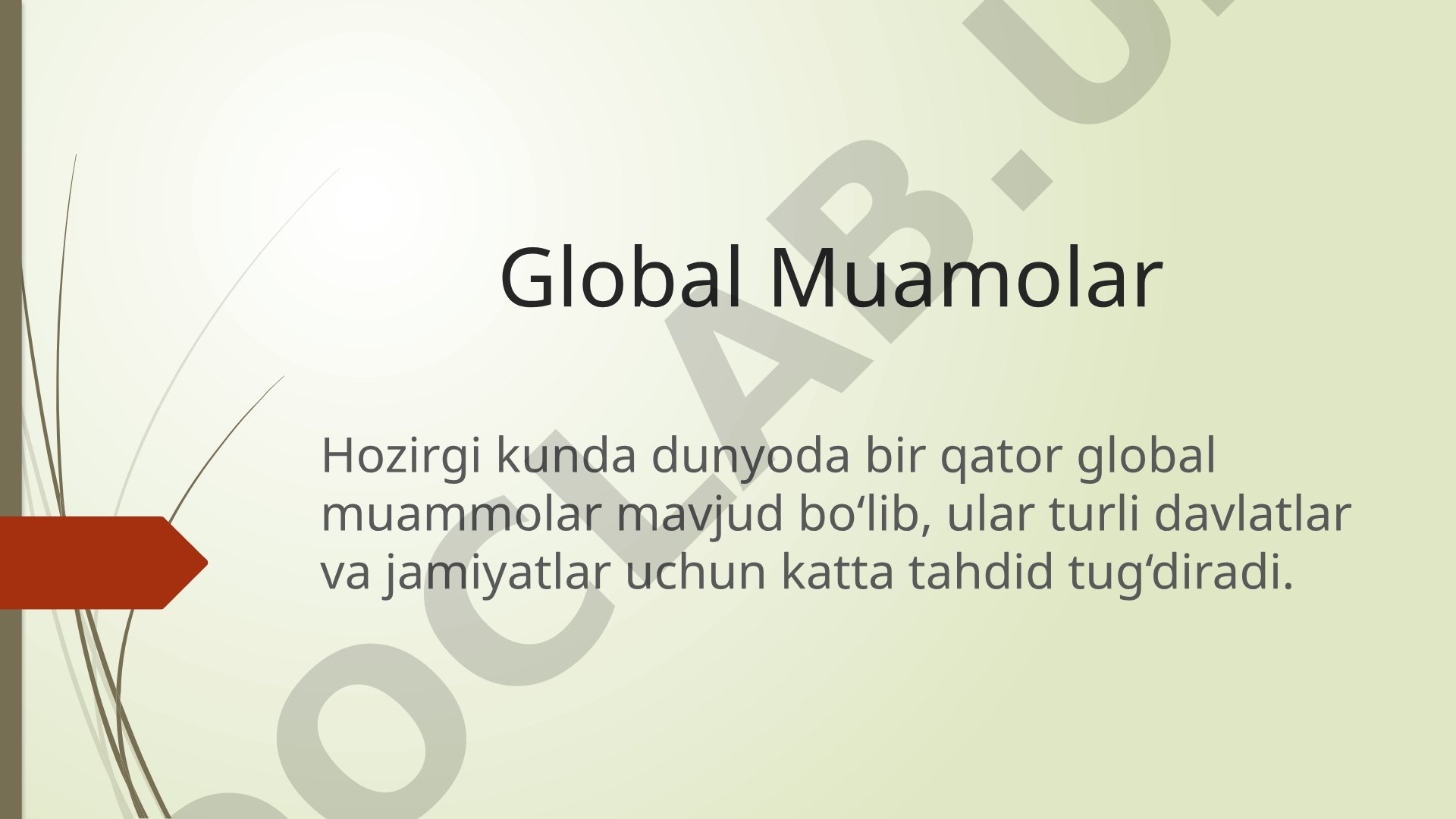 Global Muammolar