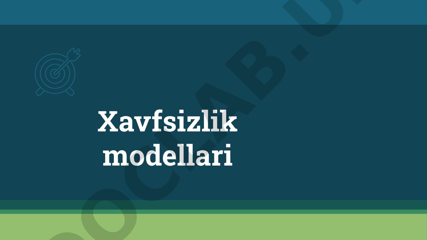 Xavfsizlik Modellari