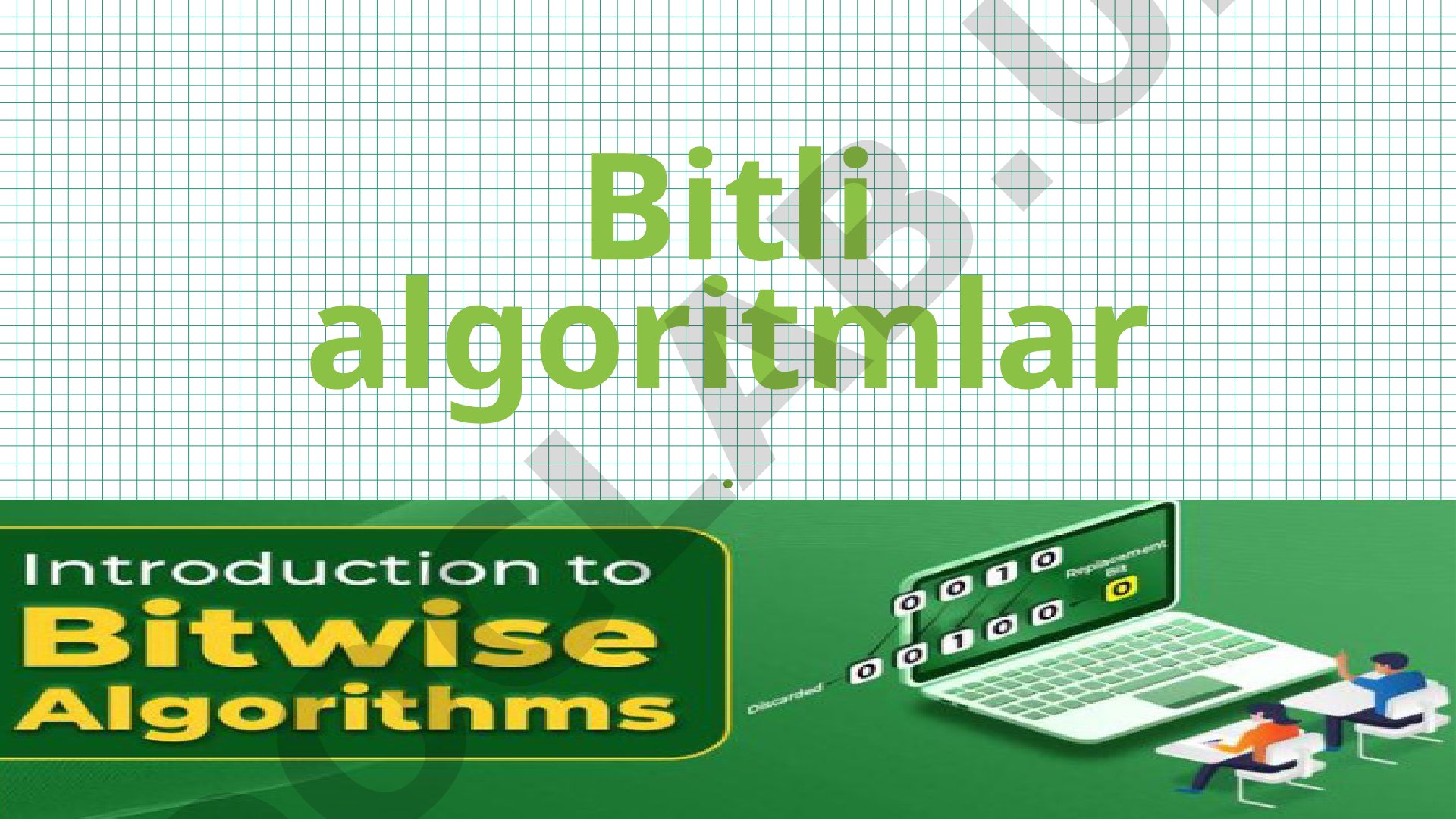 Bitli Algoritmlar