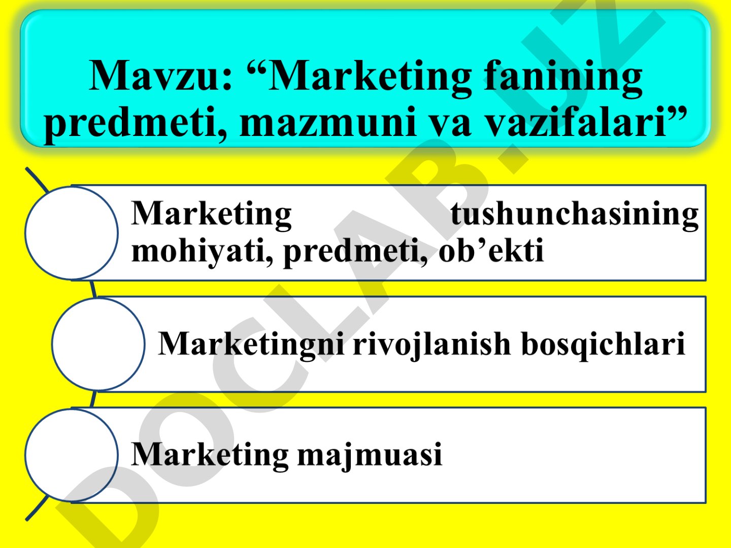 Marketing Darslik