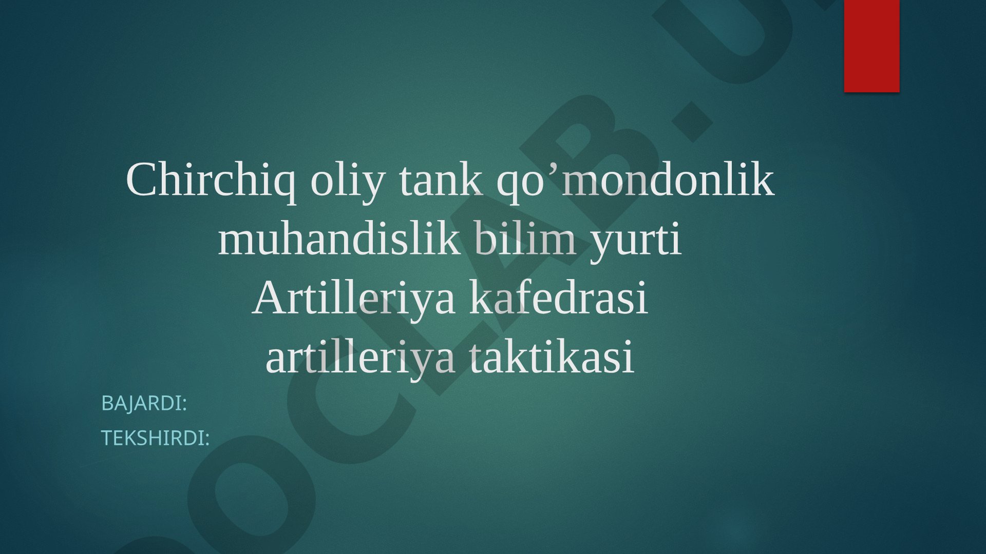 Harbiy Kiyimlar