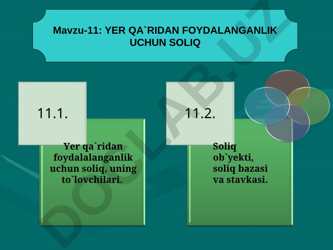 Yer qa'ridan foydalanganlik uchun soliq