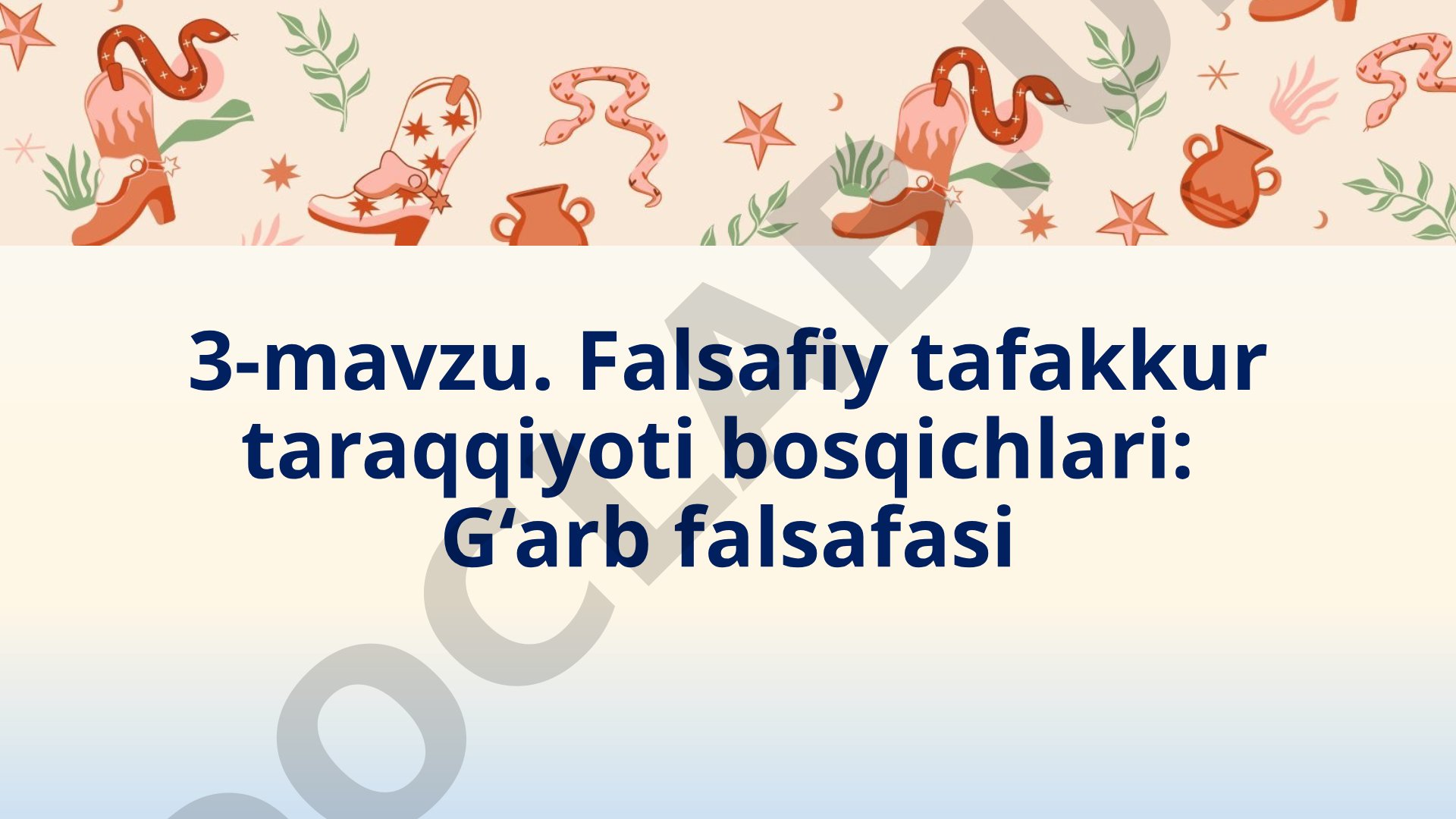 Antik Falsafa Taraqqiyoti