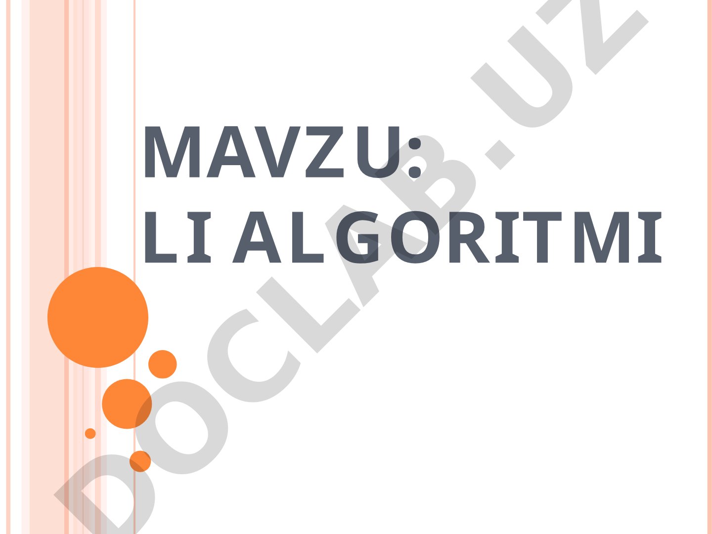 Li Algoritmi