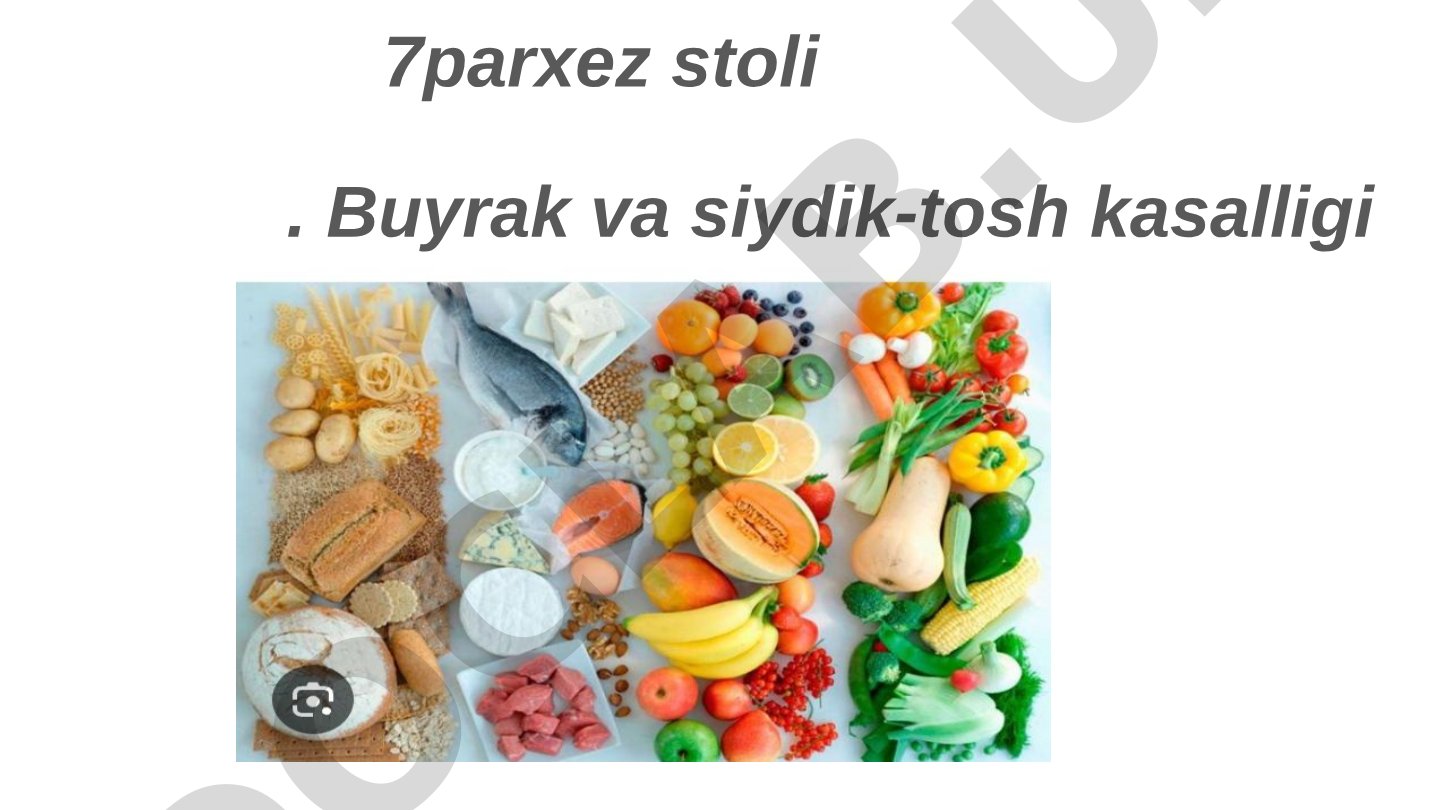 7-parhez jadvali