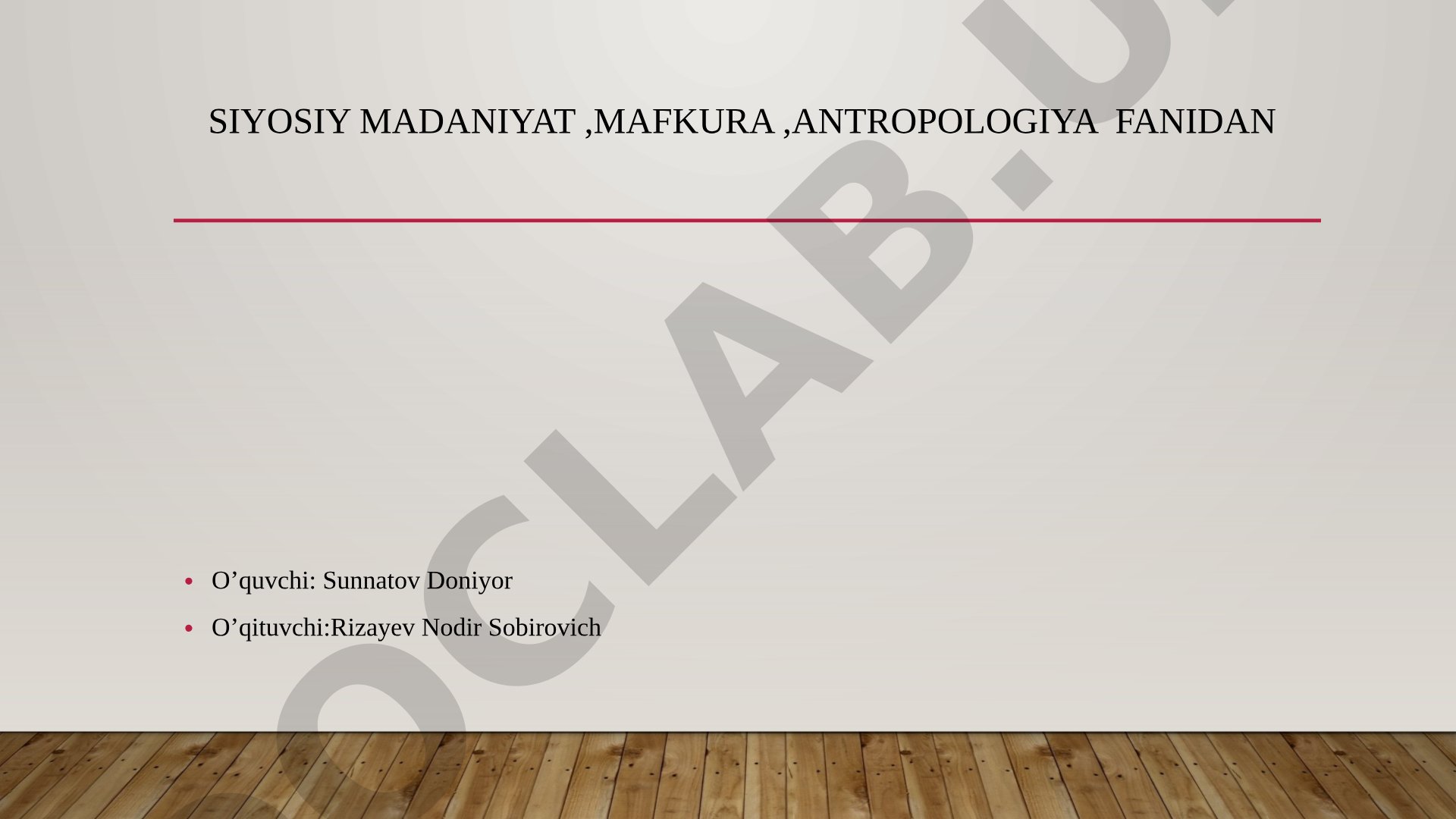 Siyosiy Madaniyat Tipologiyasi