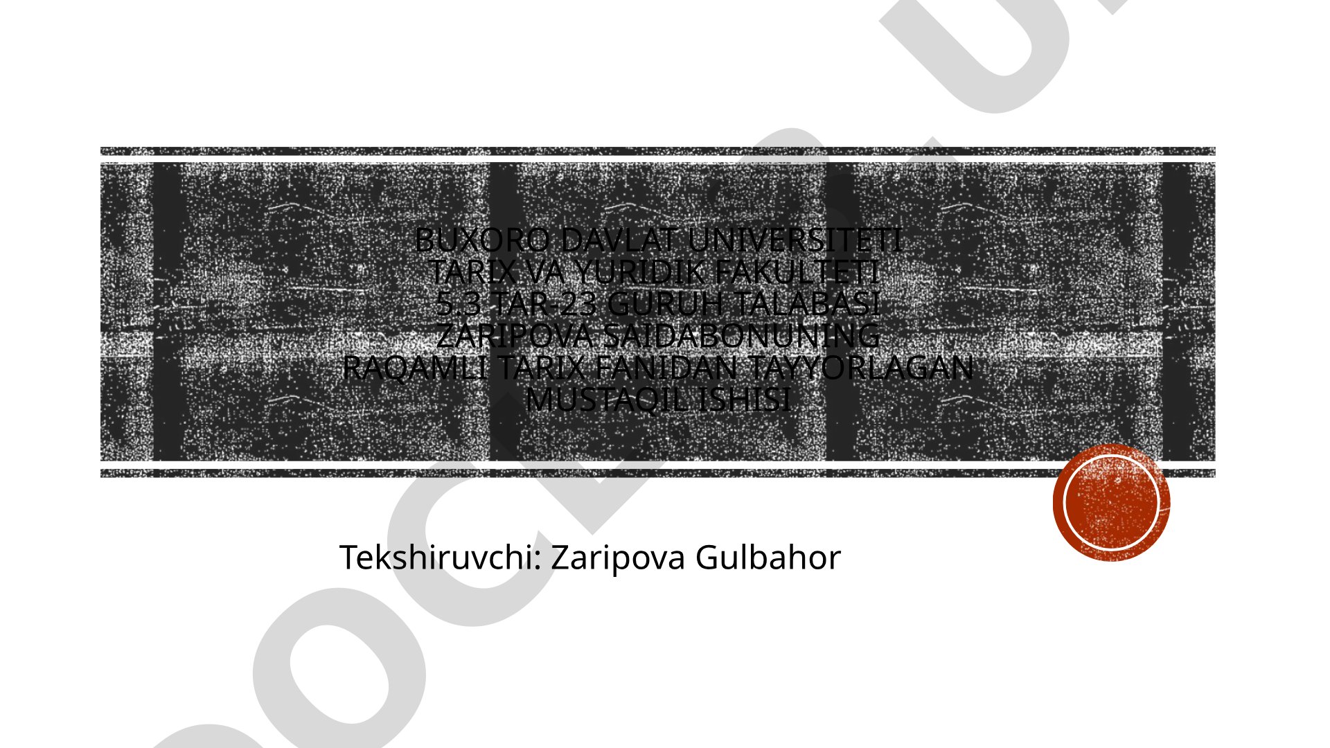 Internet va Tarixchi Imkoniyatlari