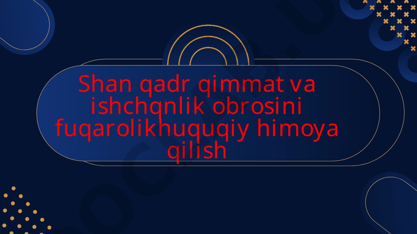 Davlatning huquqiy himoyasi