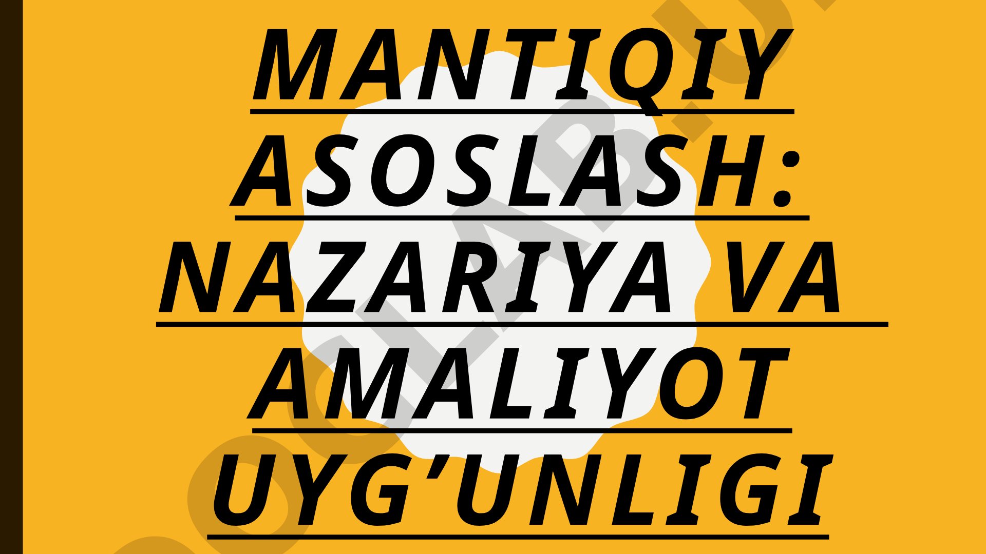 Nazariya va Amaliyot Uyg'unligi