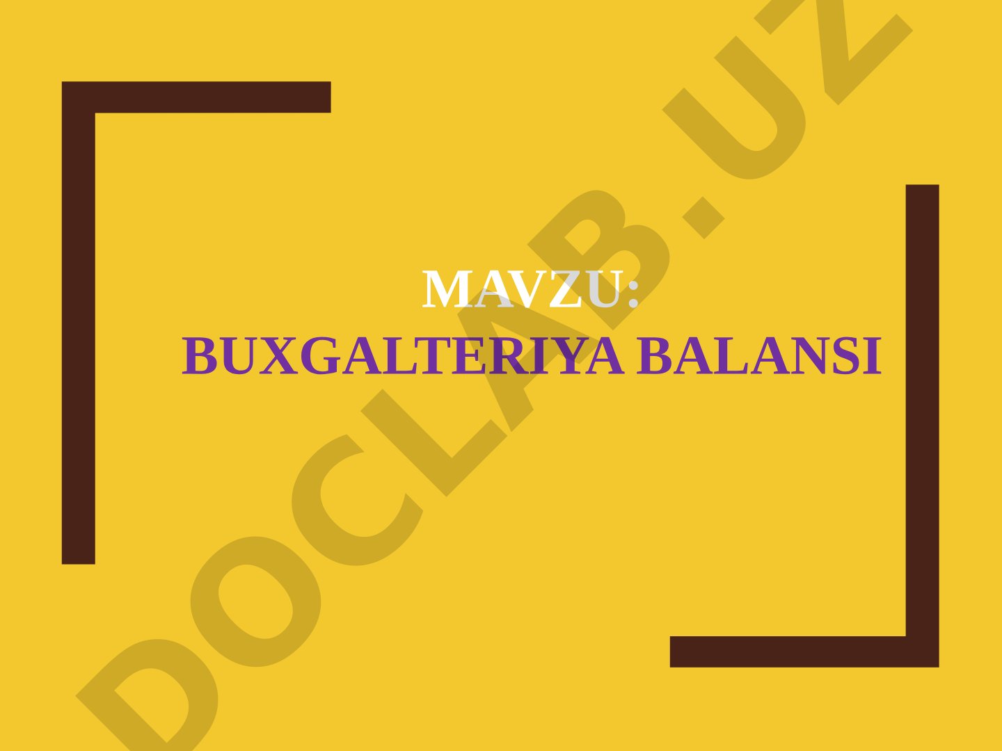 Buxgalteriya Balansi