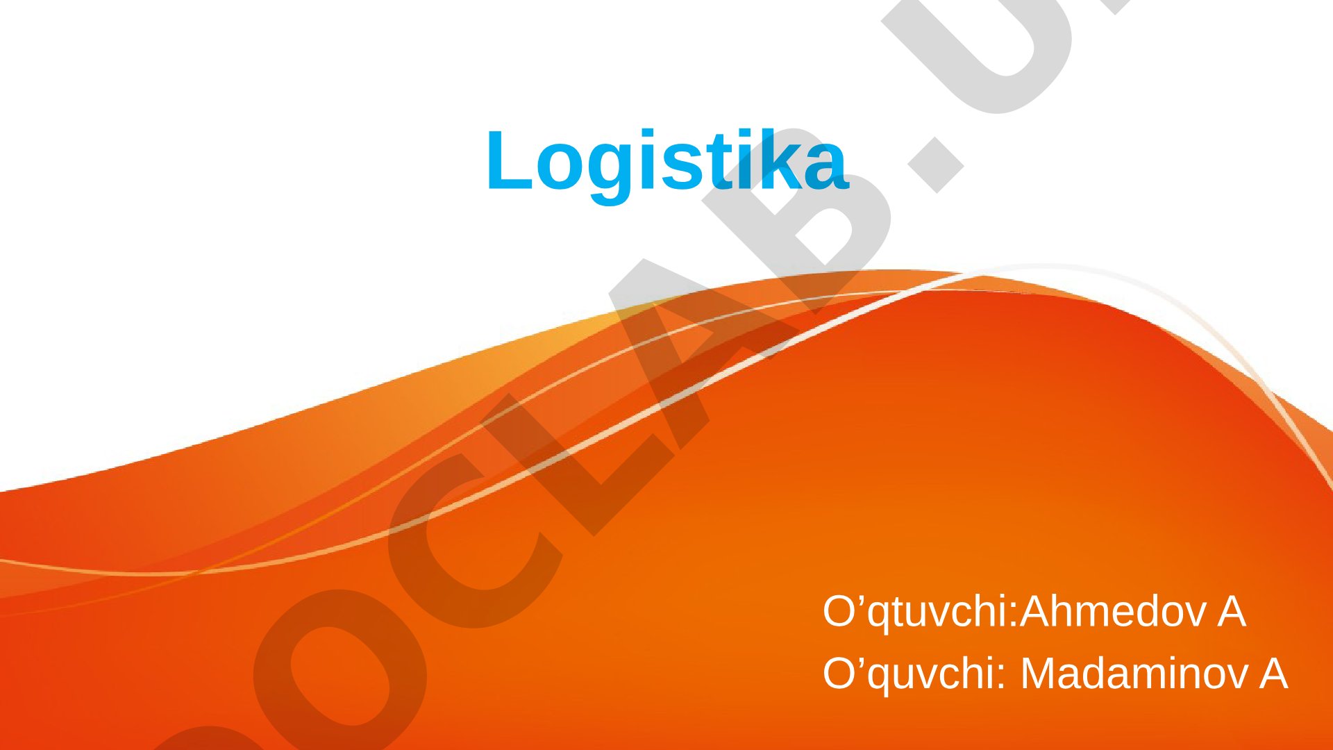 Xarid qilish logistikasi