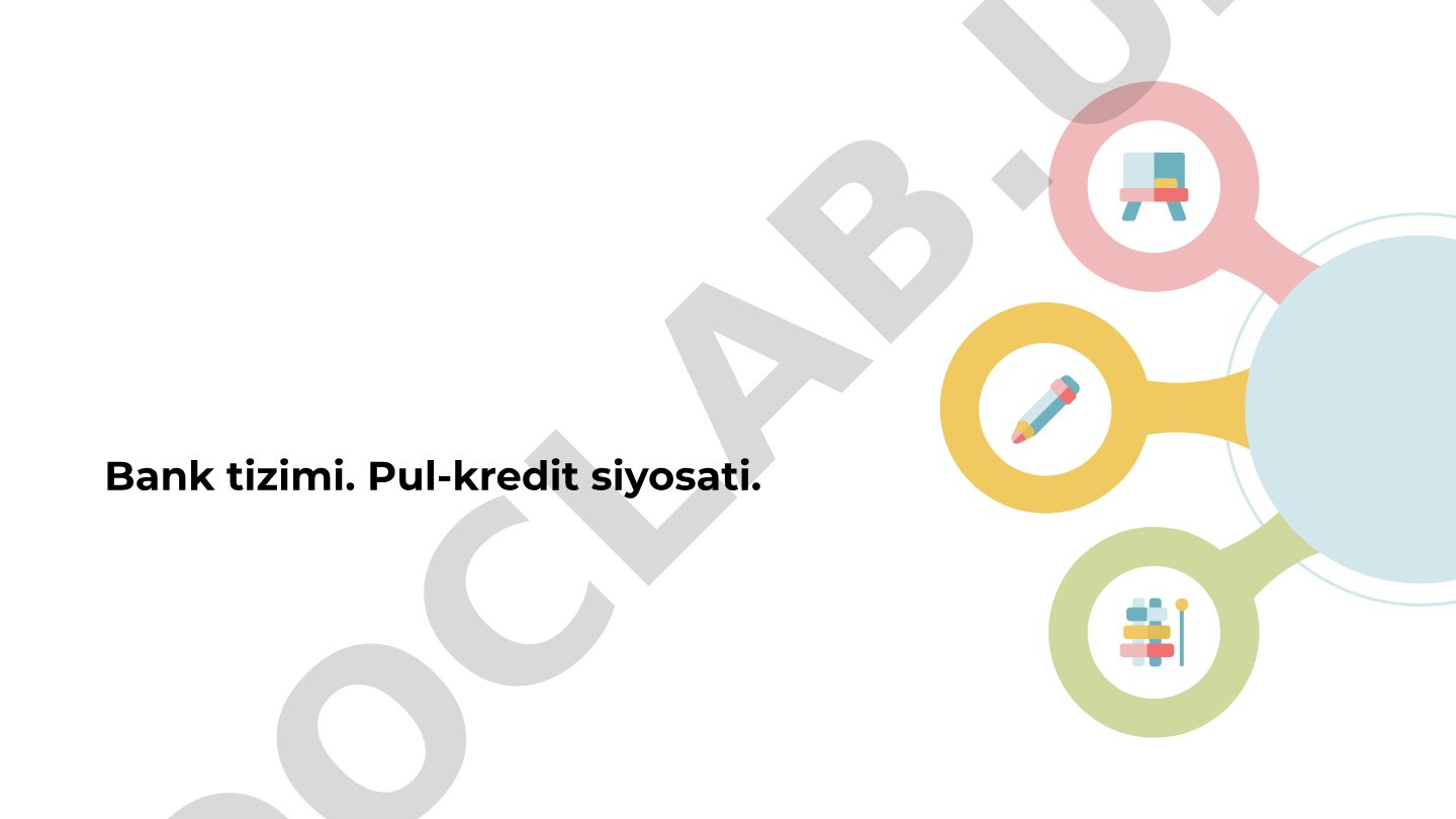 Bank Tizimi va Pul-Kredit Siyosati