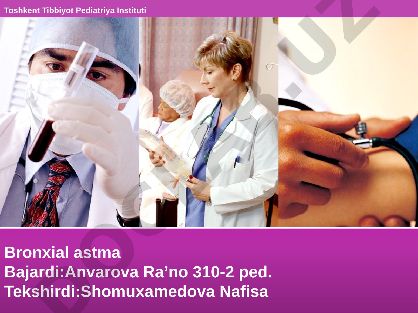 Bronxial Astma Ma'lumotnomasi
