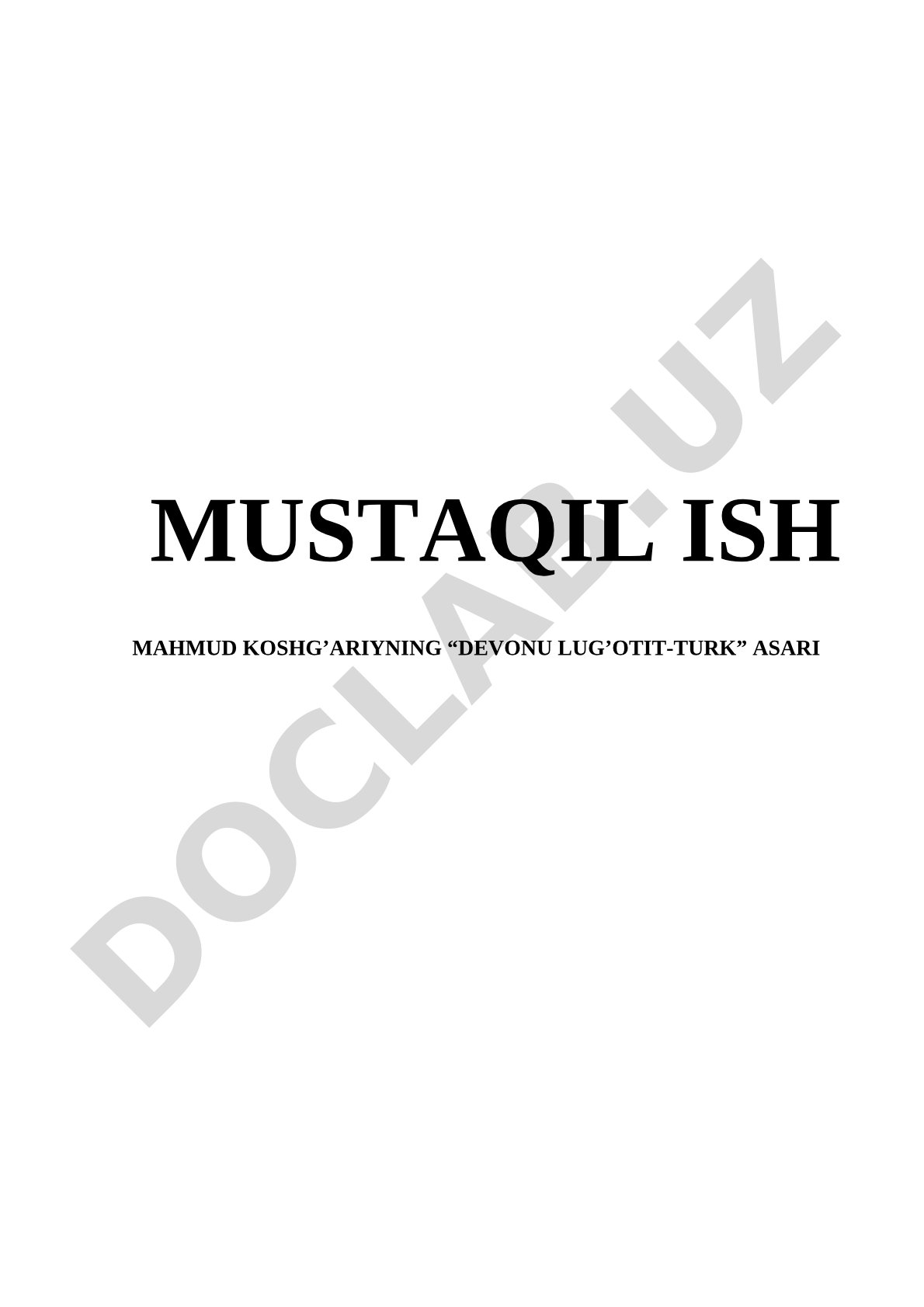 Devonu Lug'otit-Turk Asaridagi Pedagogik Qarashlar