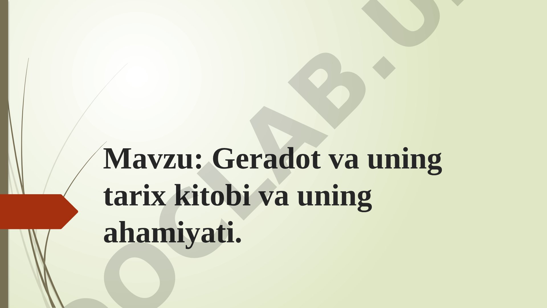Gerodot va Tarix Asari