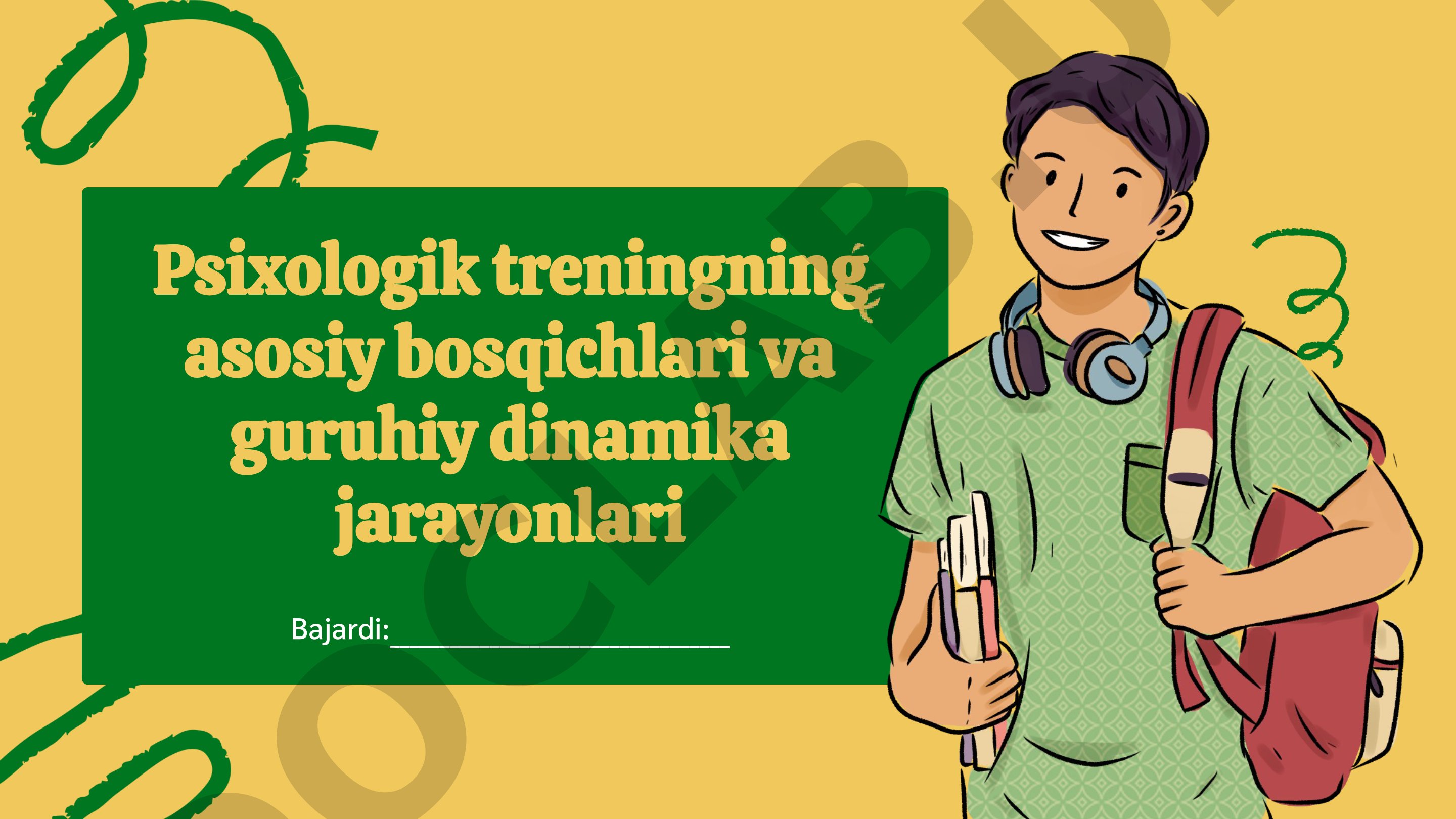 Psixologik trening asoslari