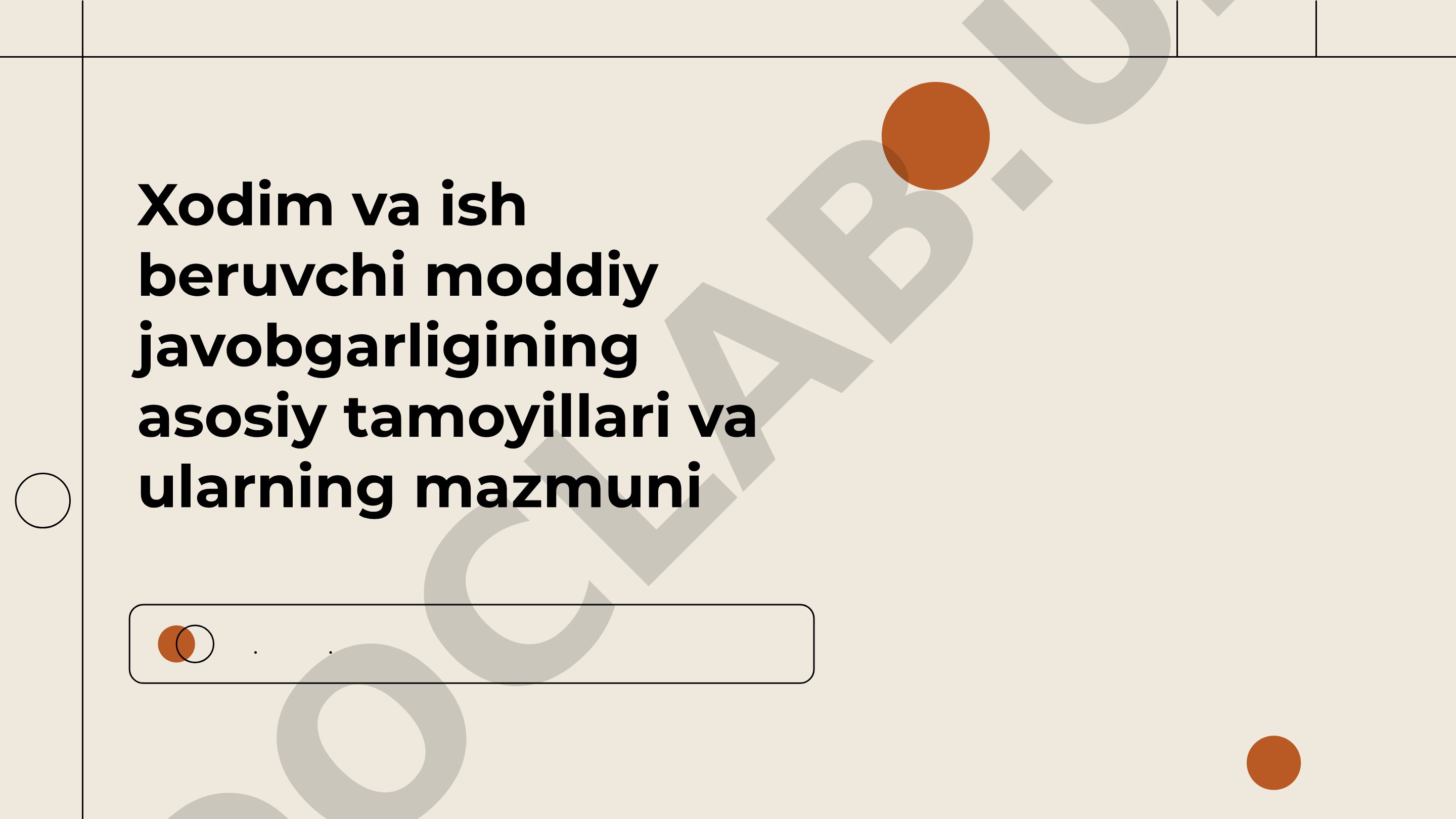 Xodim va Ish Beruvchi Javobgarligi