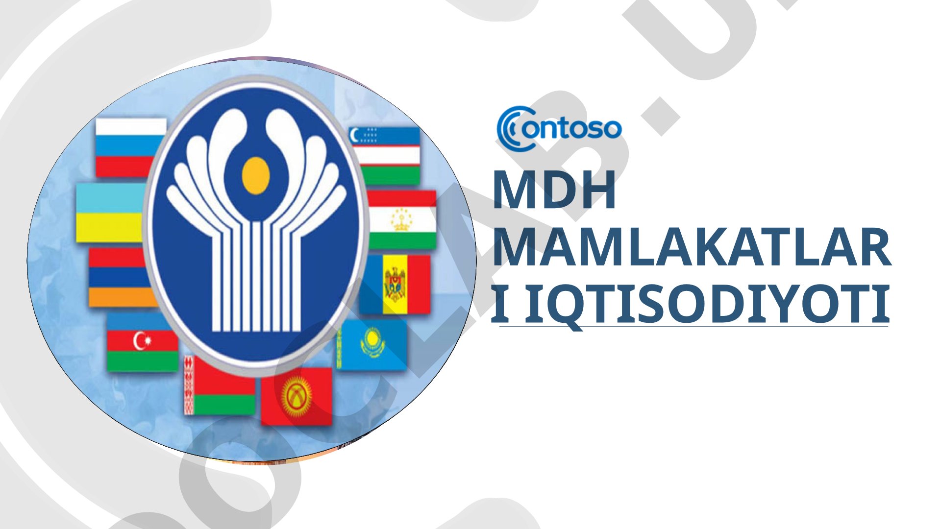 MDH Iqtisodiyoti Tarixi