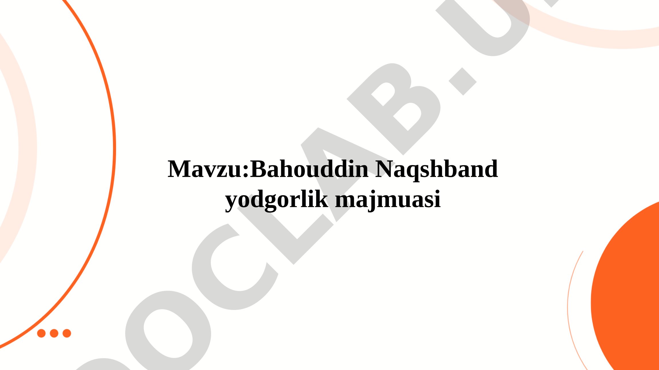 Bahouddin Naqshband yodgorlik majmuasi