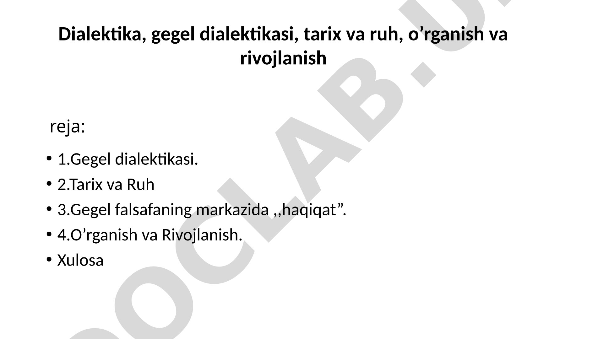 Gegel falsafasi tadqiqi