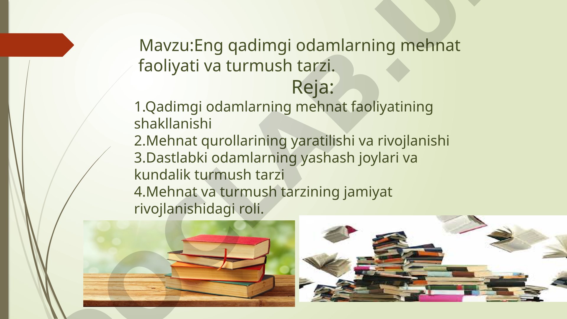 Qadimgi Odamlarning Mehnat Faoliyati