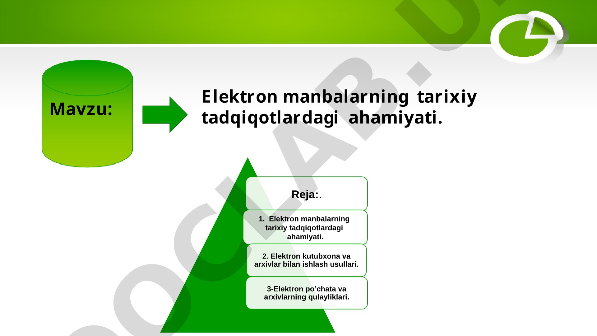 Elektron manbalar va tarixiy tadqiqotlar