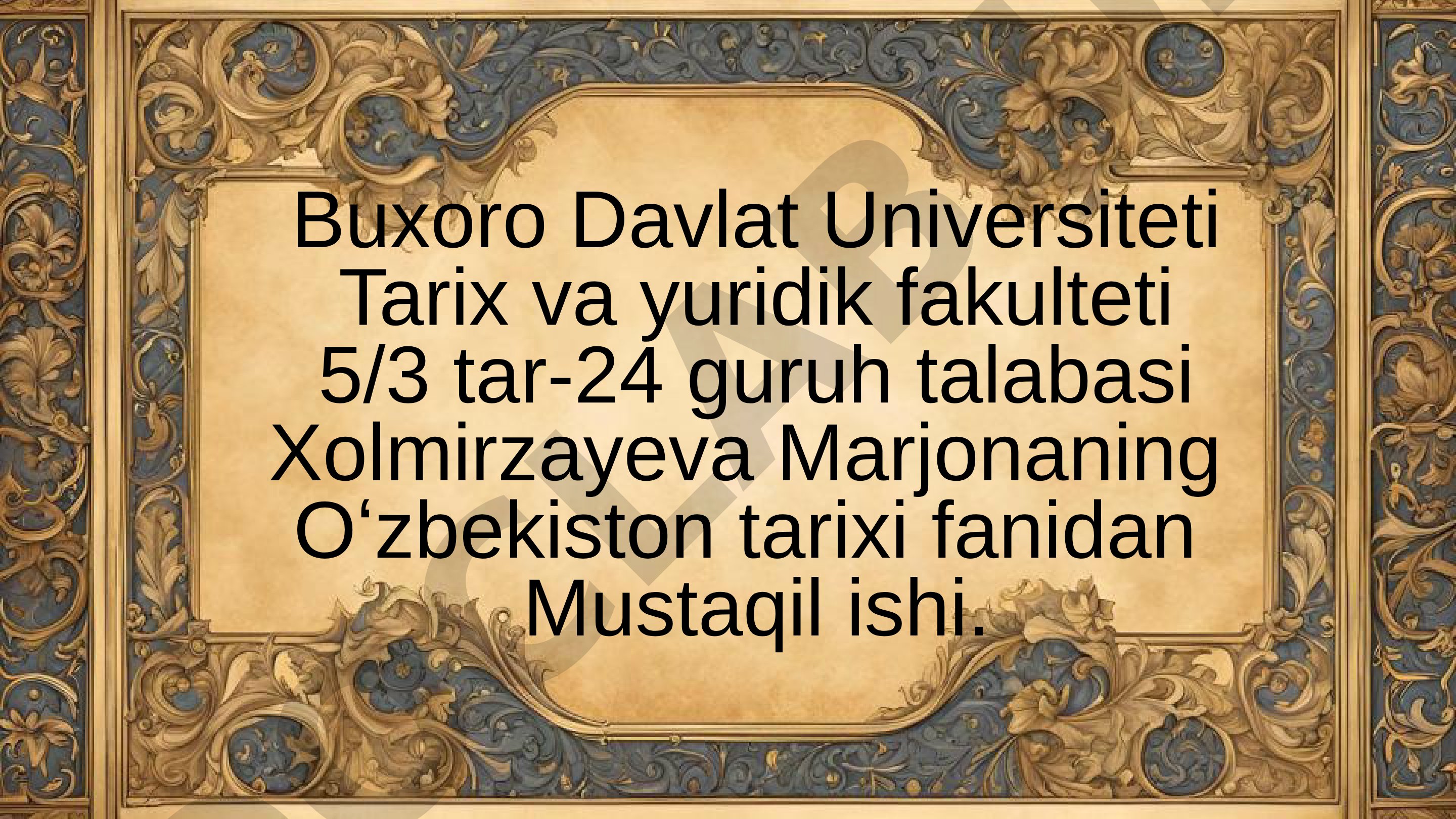Xiva xonligida saroy unvonlari va mansablari