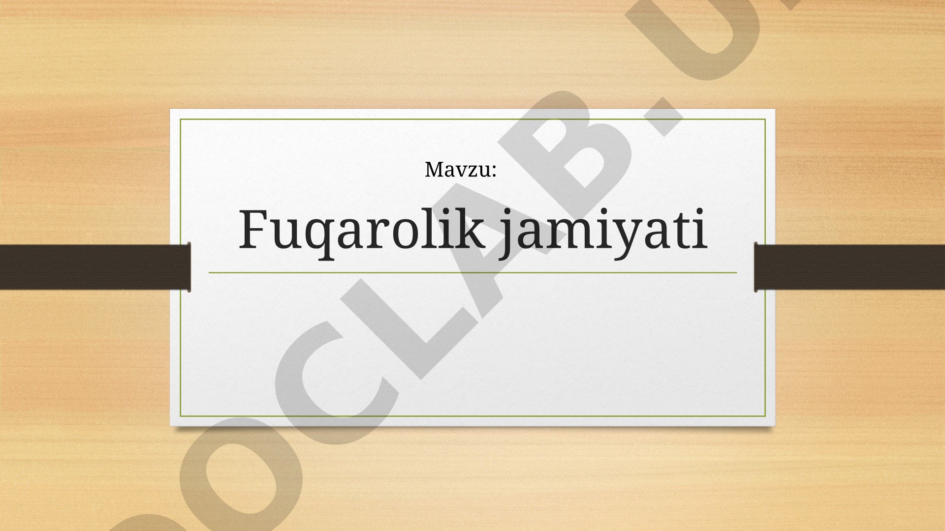 Fuqarolik Jamiyati
