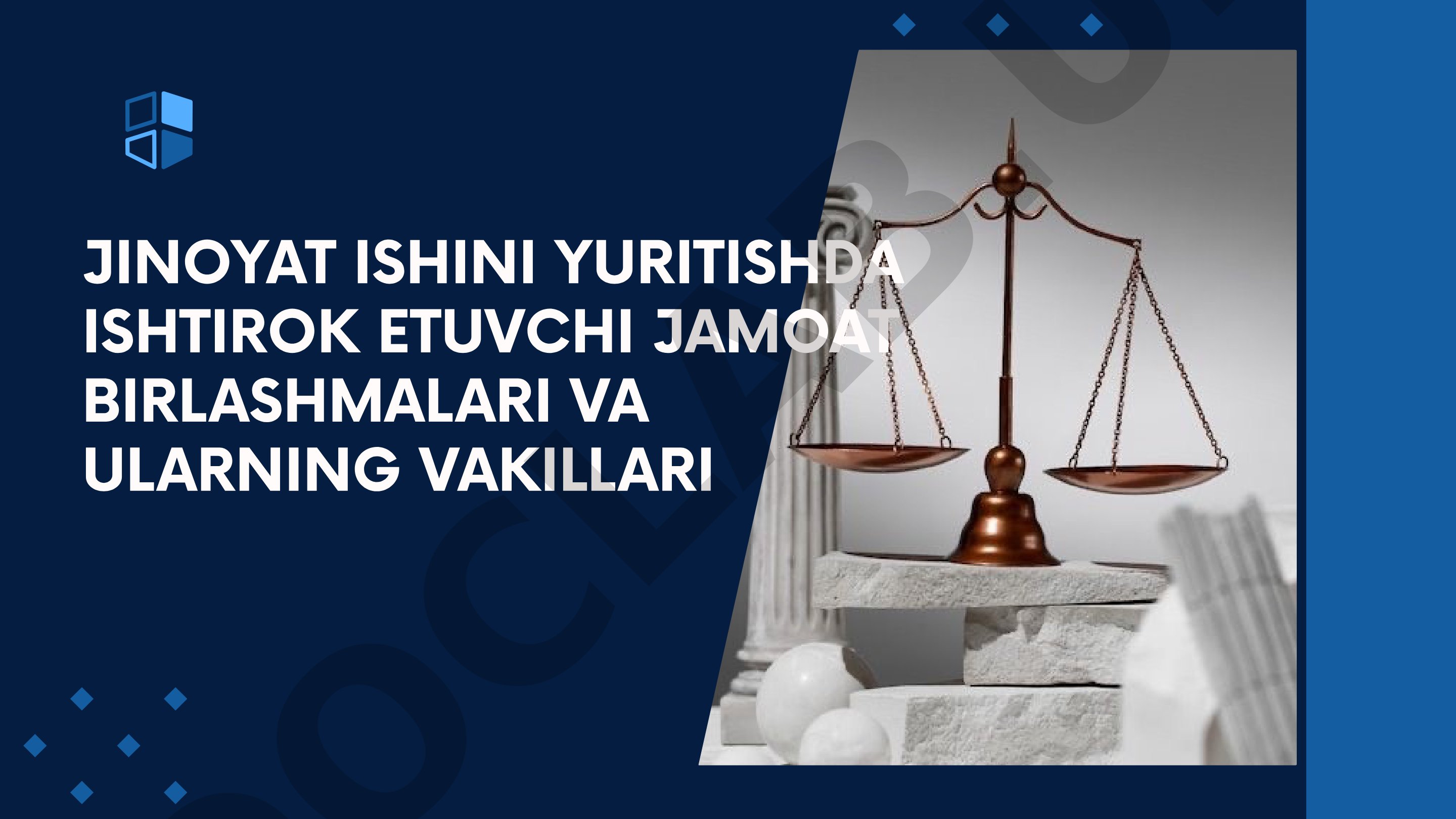 Jinoyat Ishlarida Jamoat Birlashmalari