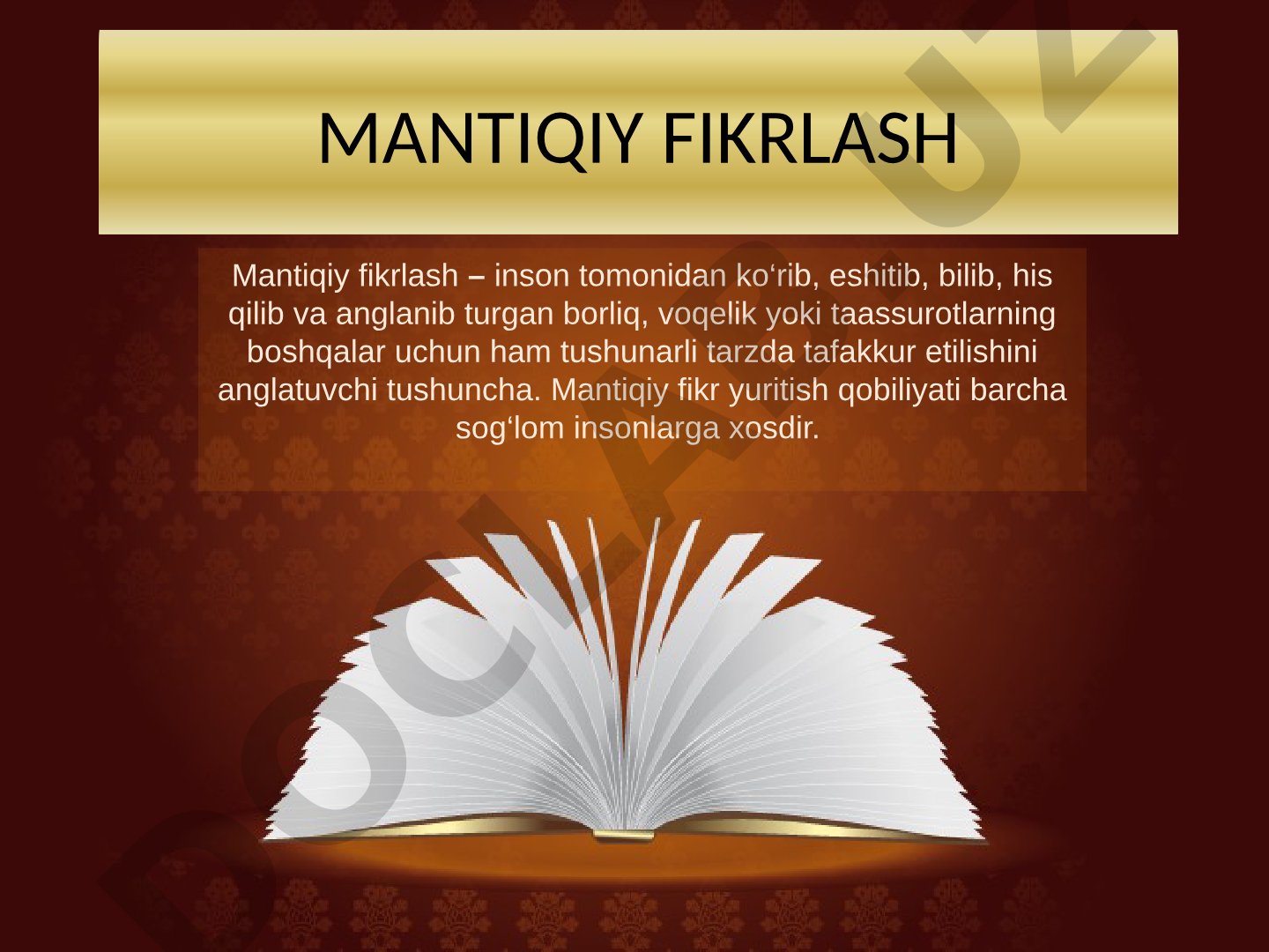Mantiqiy Fikrlash Qo'llanmasi