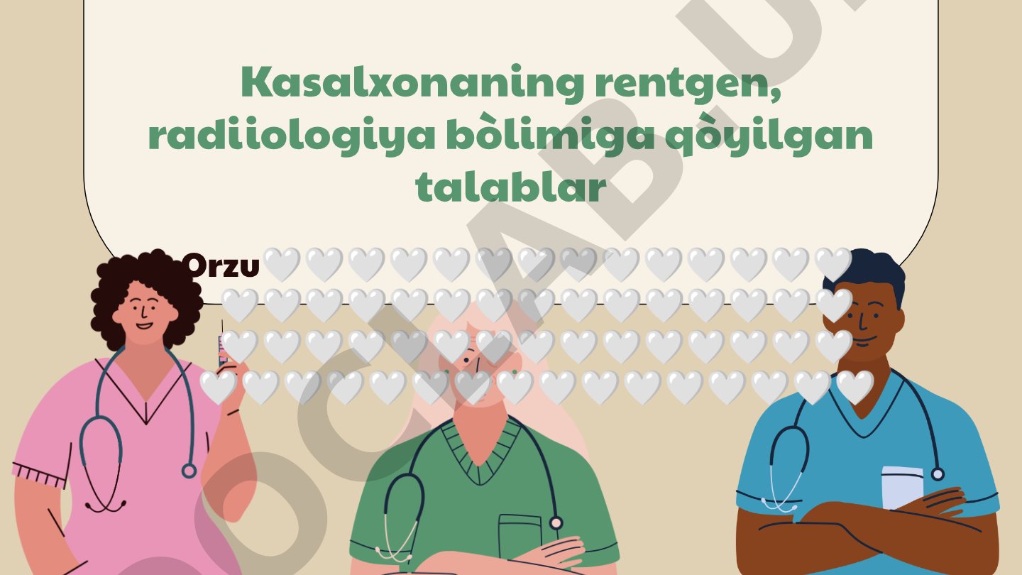 Rentgen apparatlari bo'yicha ma'lumotnoma