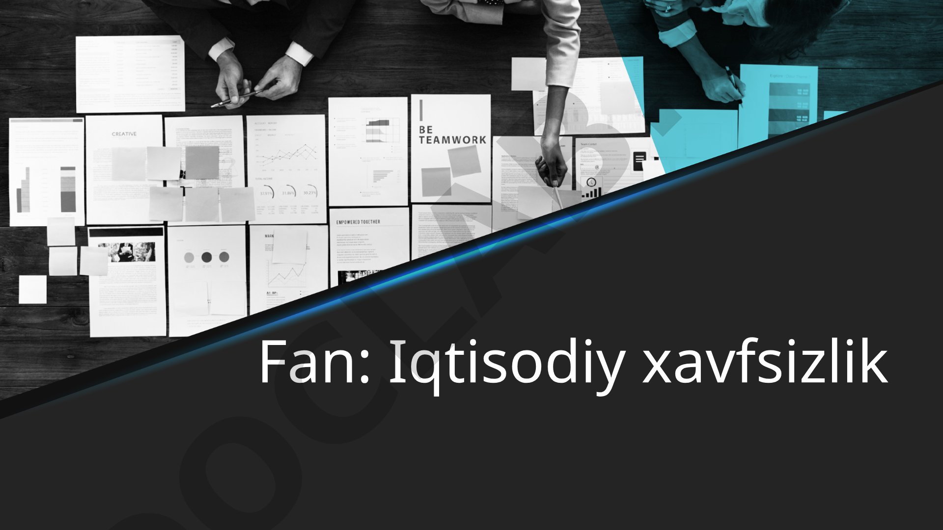 Iqtisodiy xavfsizlik kurs ishi