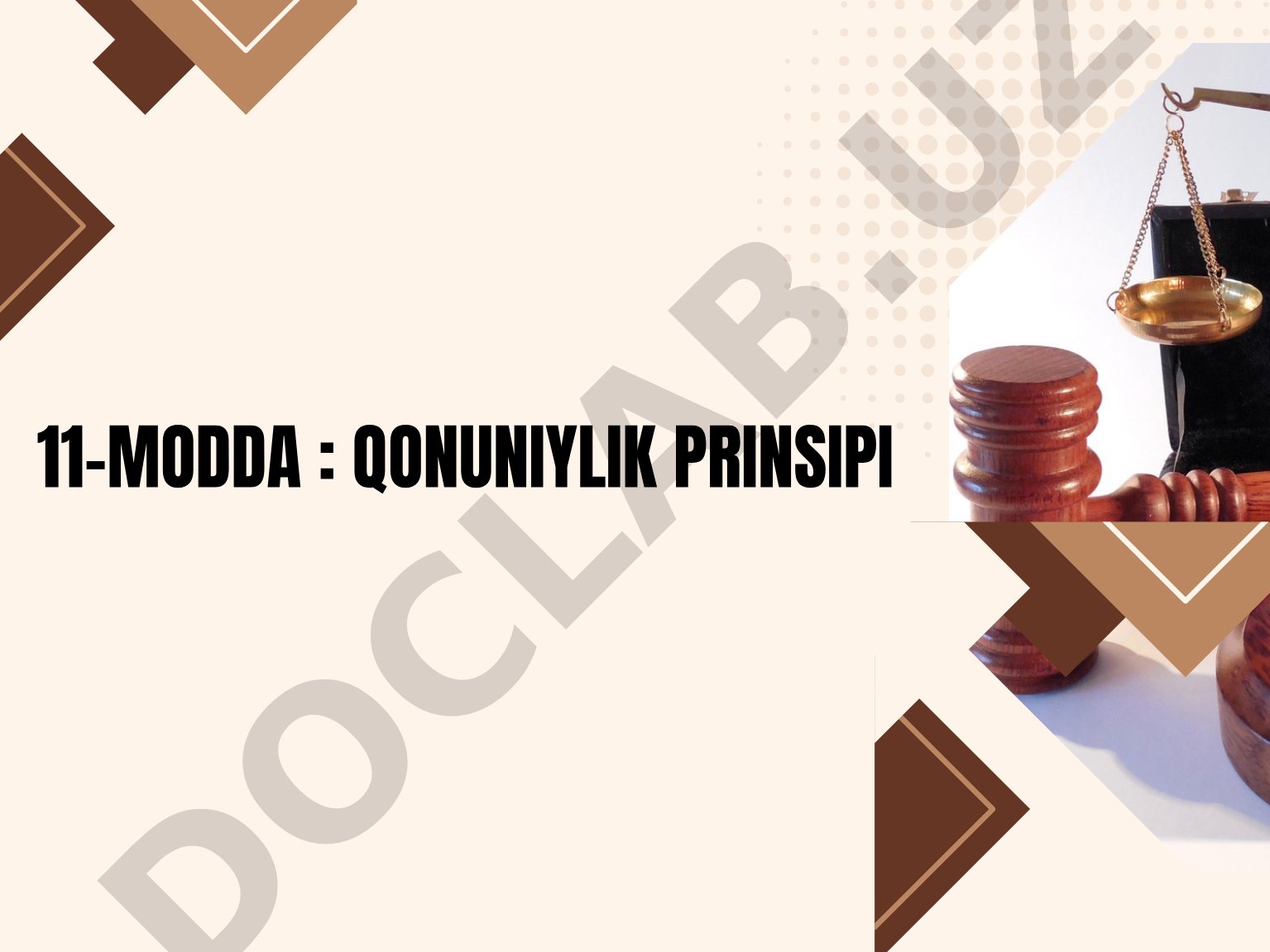 Qonuniylik Prinsipi