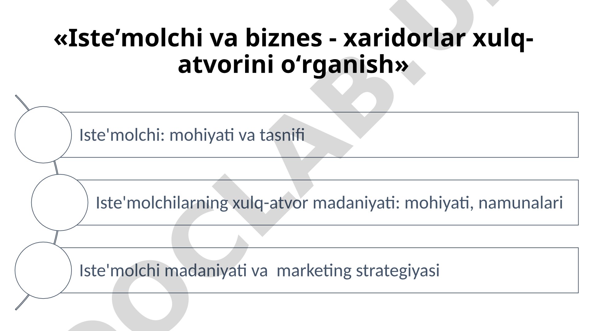 Iste'molchi Xulq-atvori Tadqiqoti