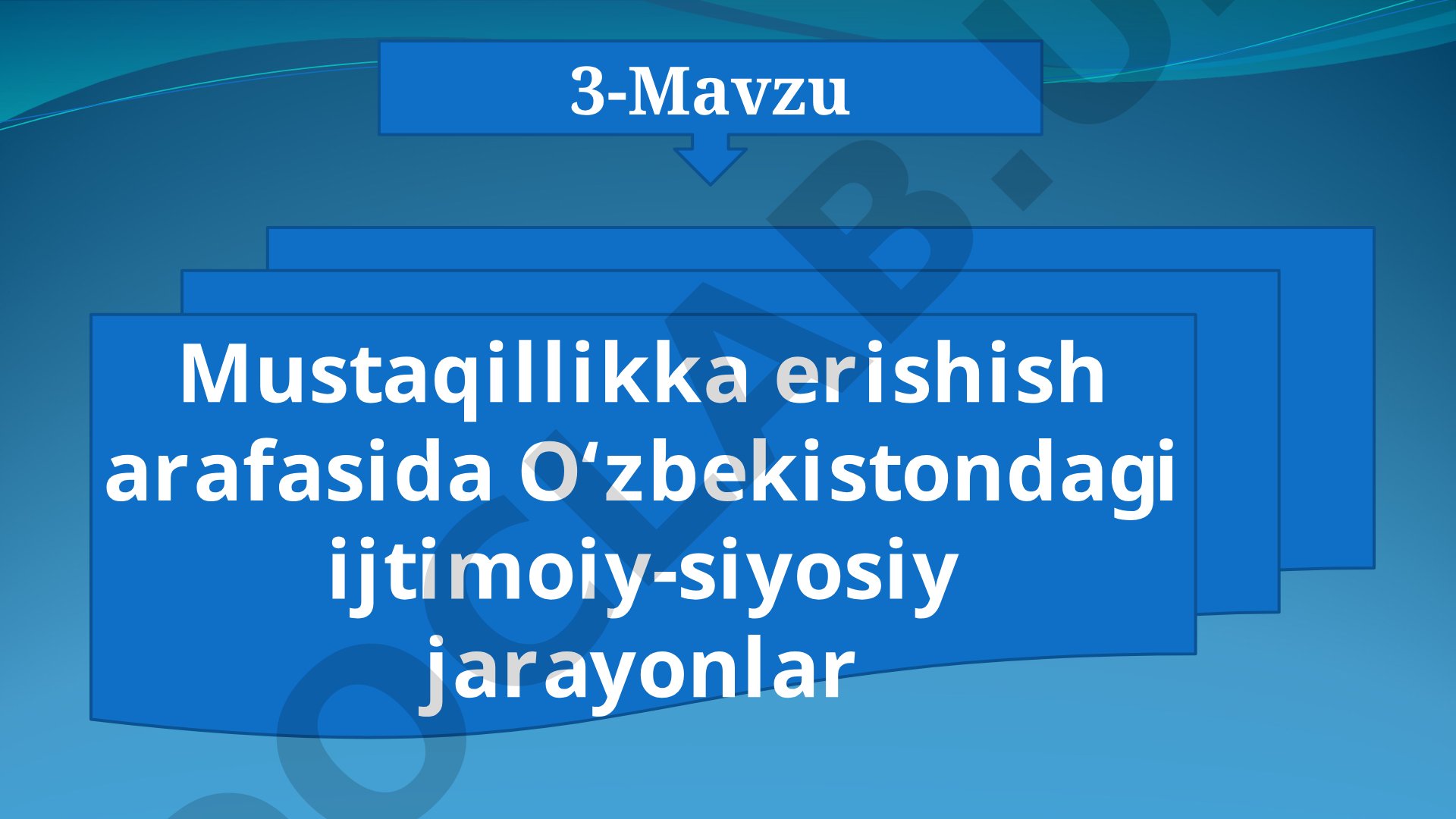 O'zbekiston Mustaqillik Arafasidagi Ijtimoiy-Siyosiy Jarayonlar