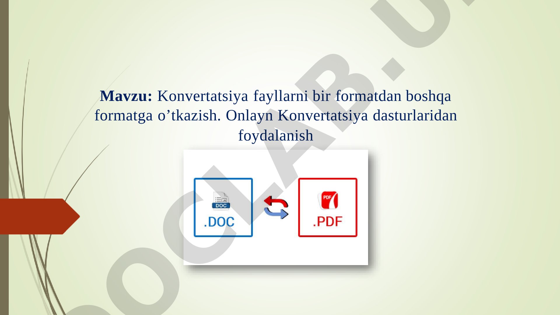 PDF to DOC Konvertor