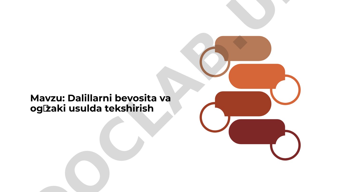 Dalillarni tekshirish usullari