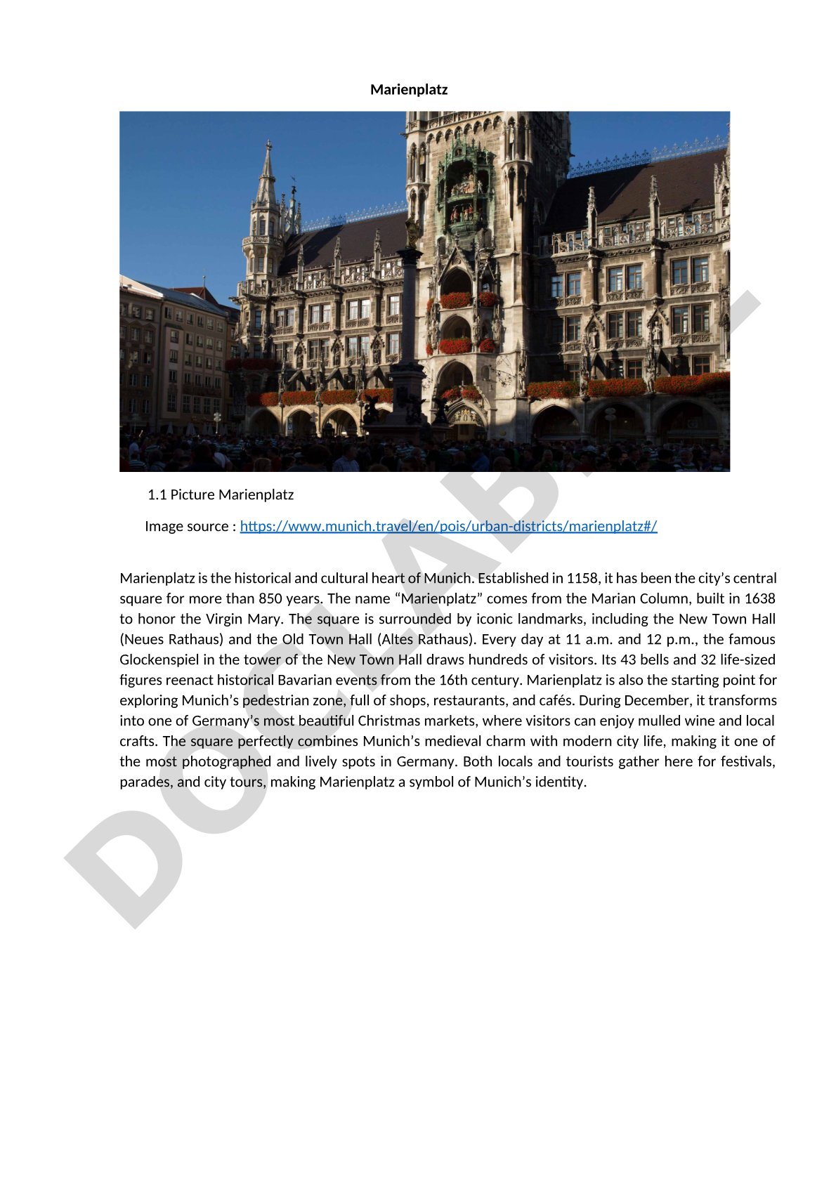 Marienplatz Munich Guide