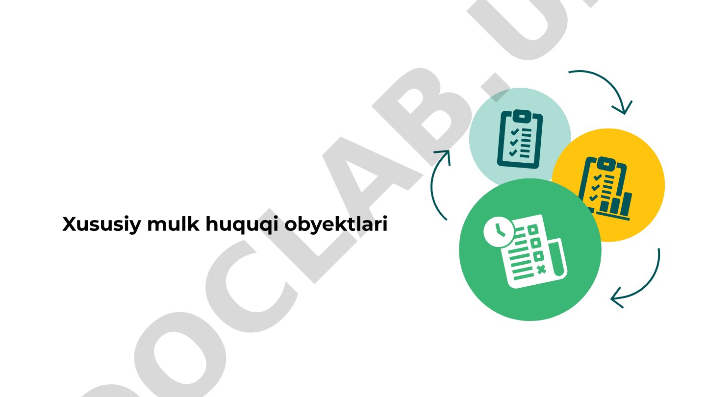 Xususiy Mulk Huquqi Obyektlari