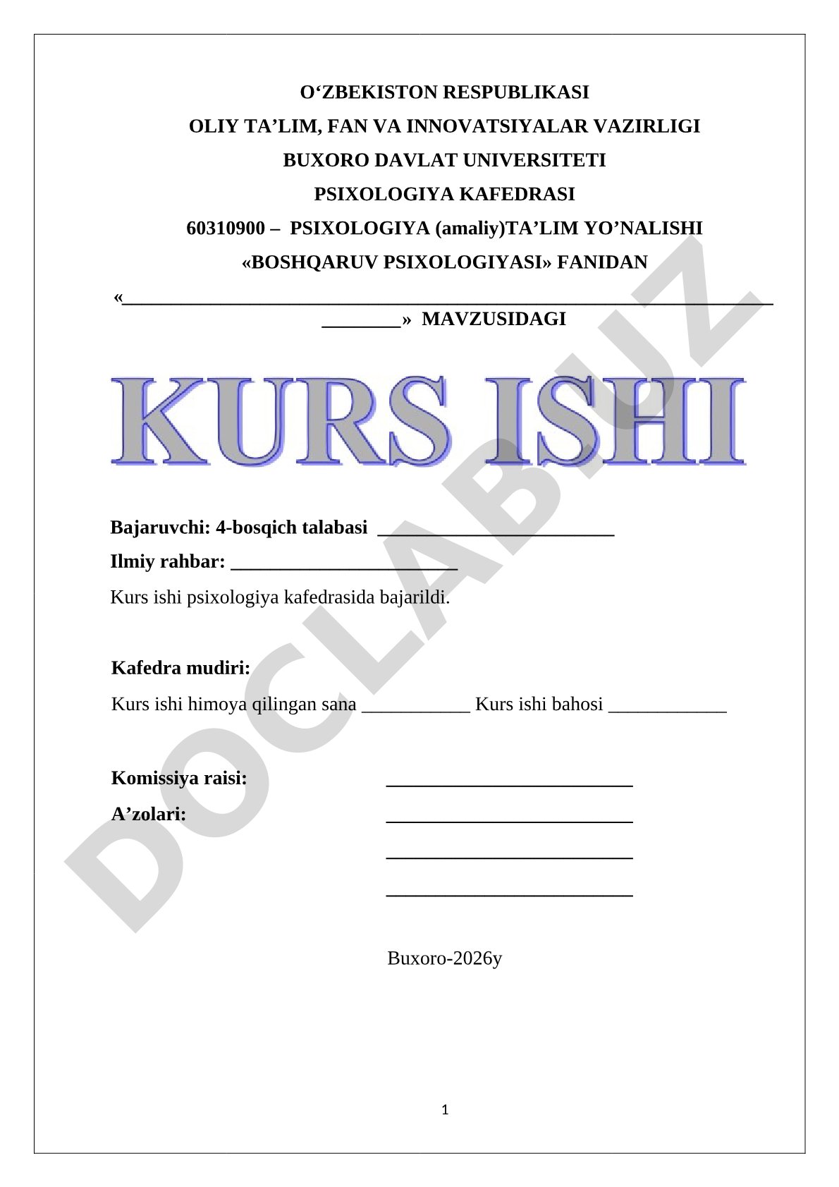 Maktabda Psixologik Xizmat