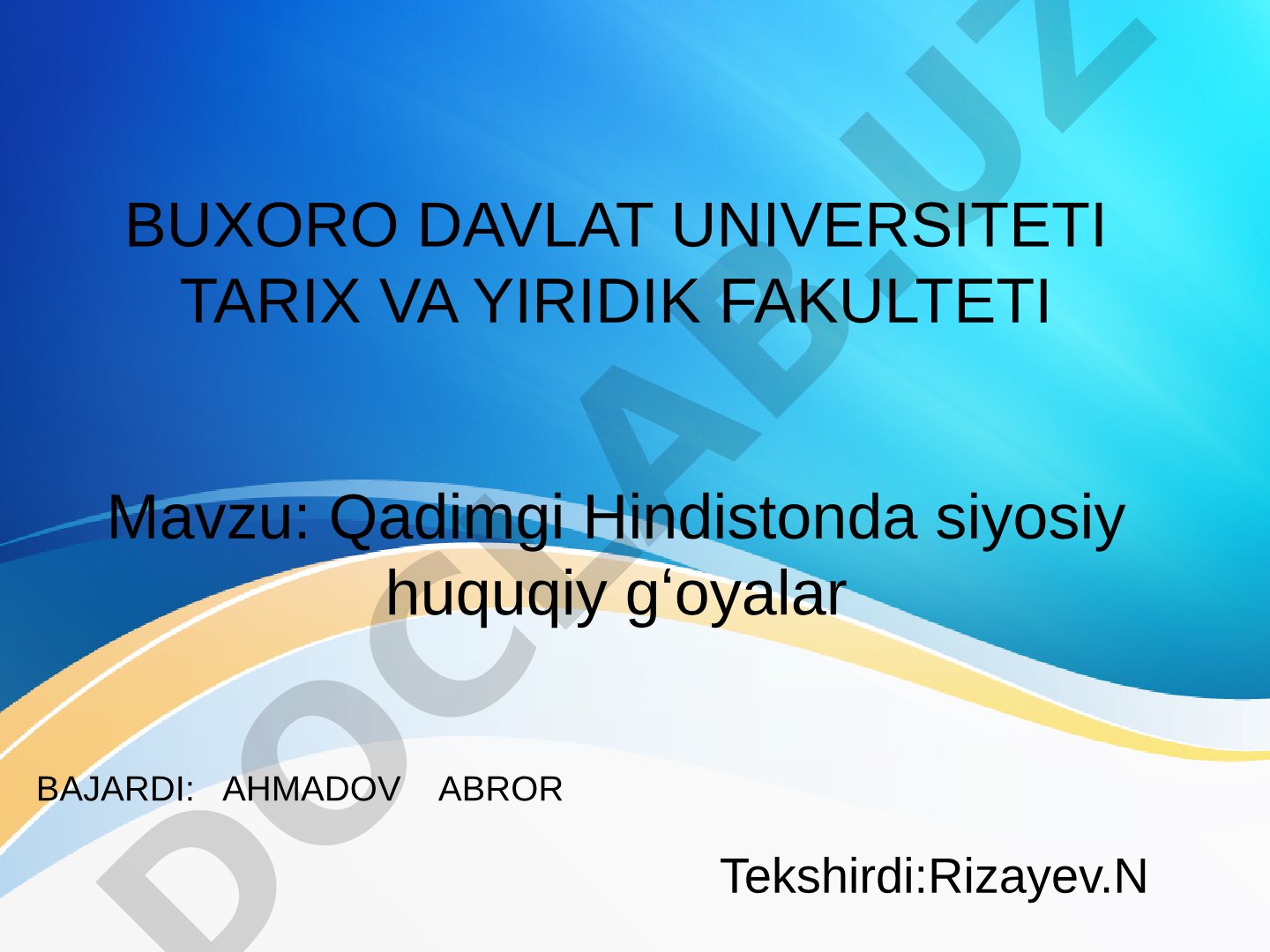 Qadimgi Hindiston siyosiy-huquqiy tizimlari