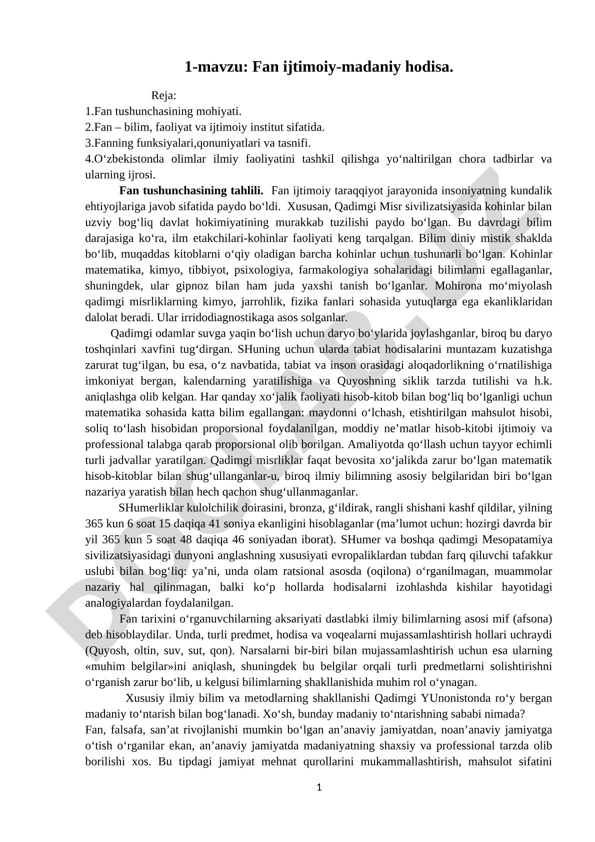 Fanning Mohiyati va Rivojlanishi