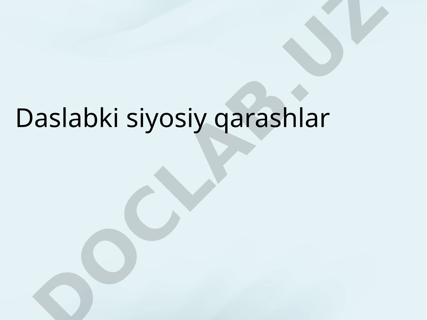 Siyosiy Qarashlar Tadqiqoti