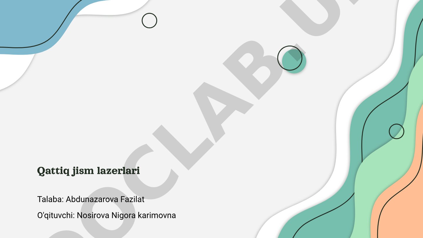 Qattiq Jism Lazerlari