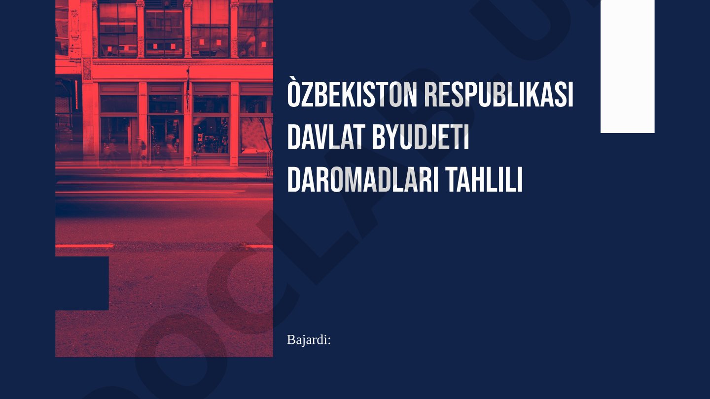 Davlat byudjeti daromadlari tahlili