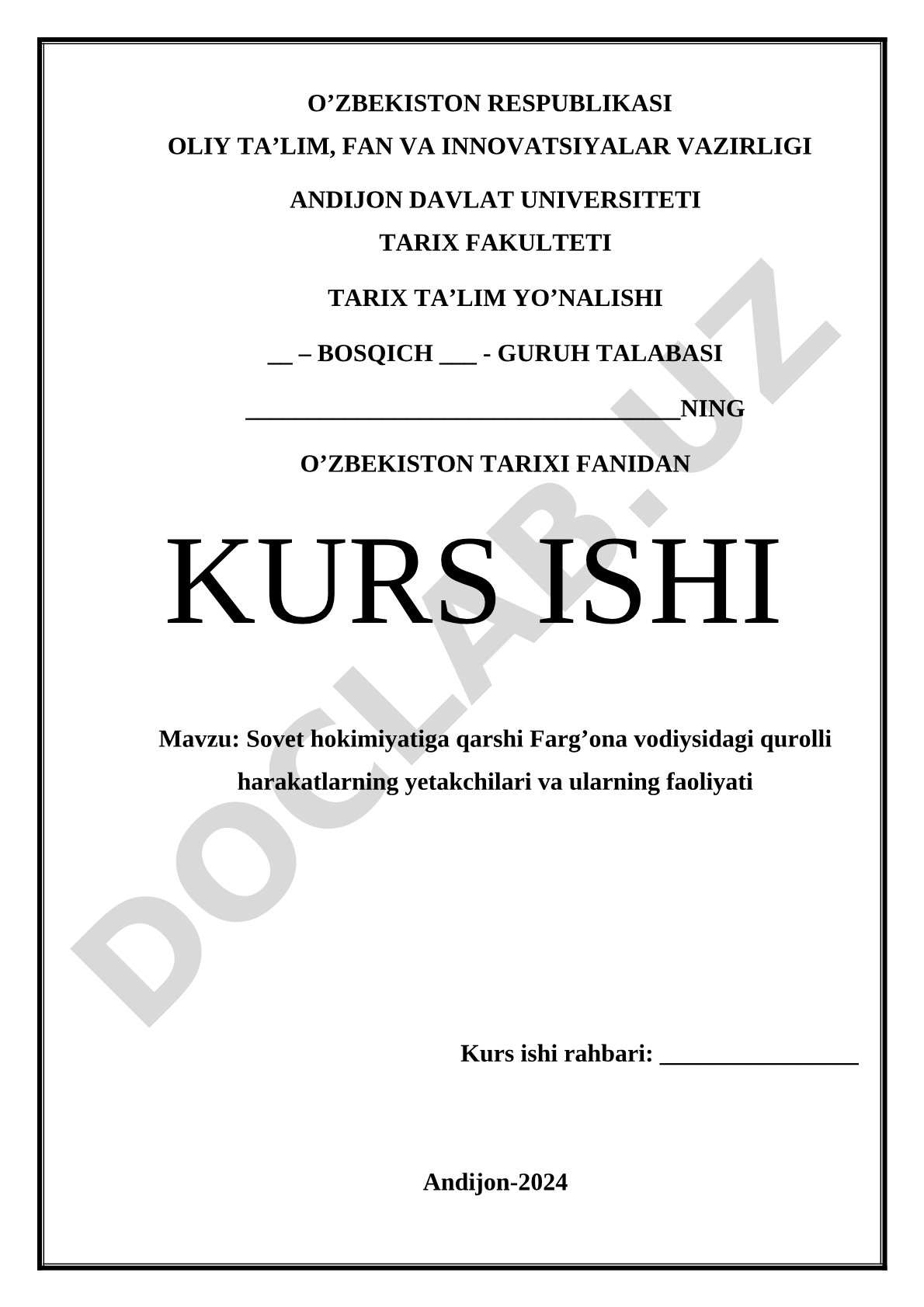 Sovet hokimiyatiga qarshi Farg'ona vodiysi qurolli harakatlari