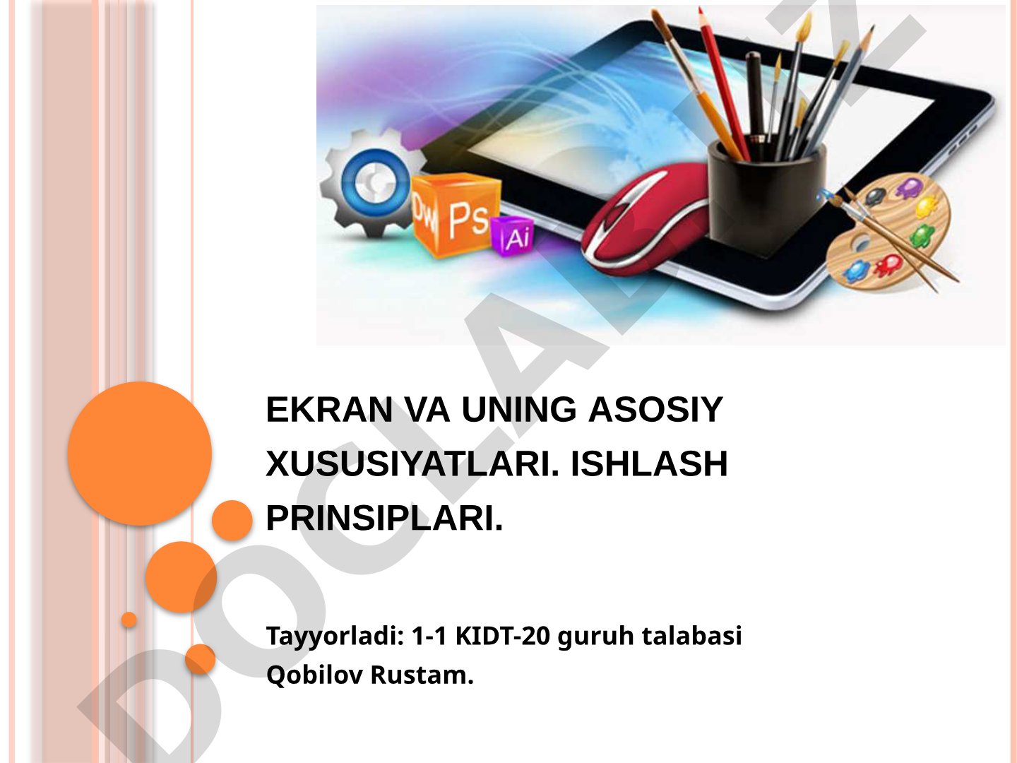 Displey va Ekranlar