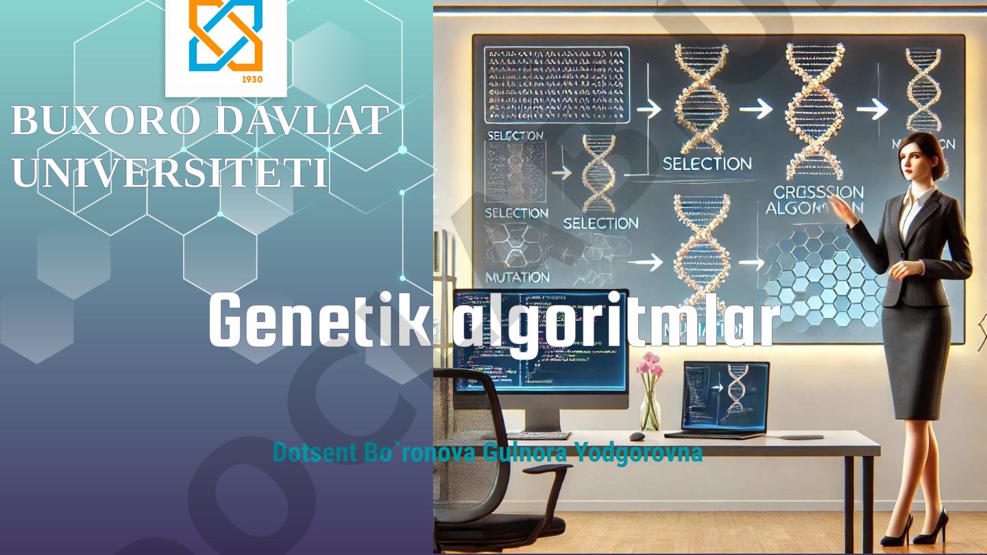 Genetik Algoritmlar