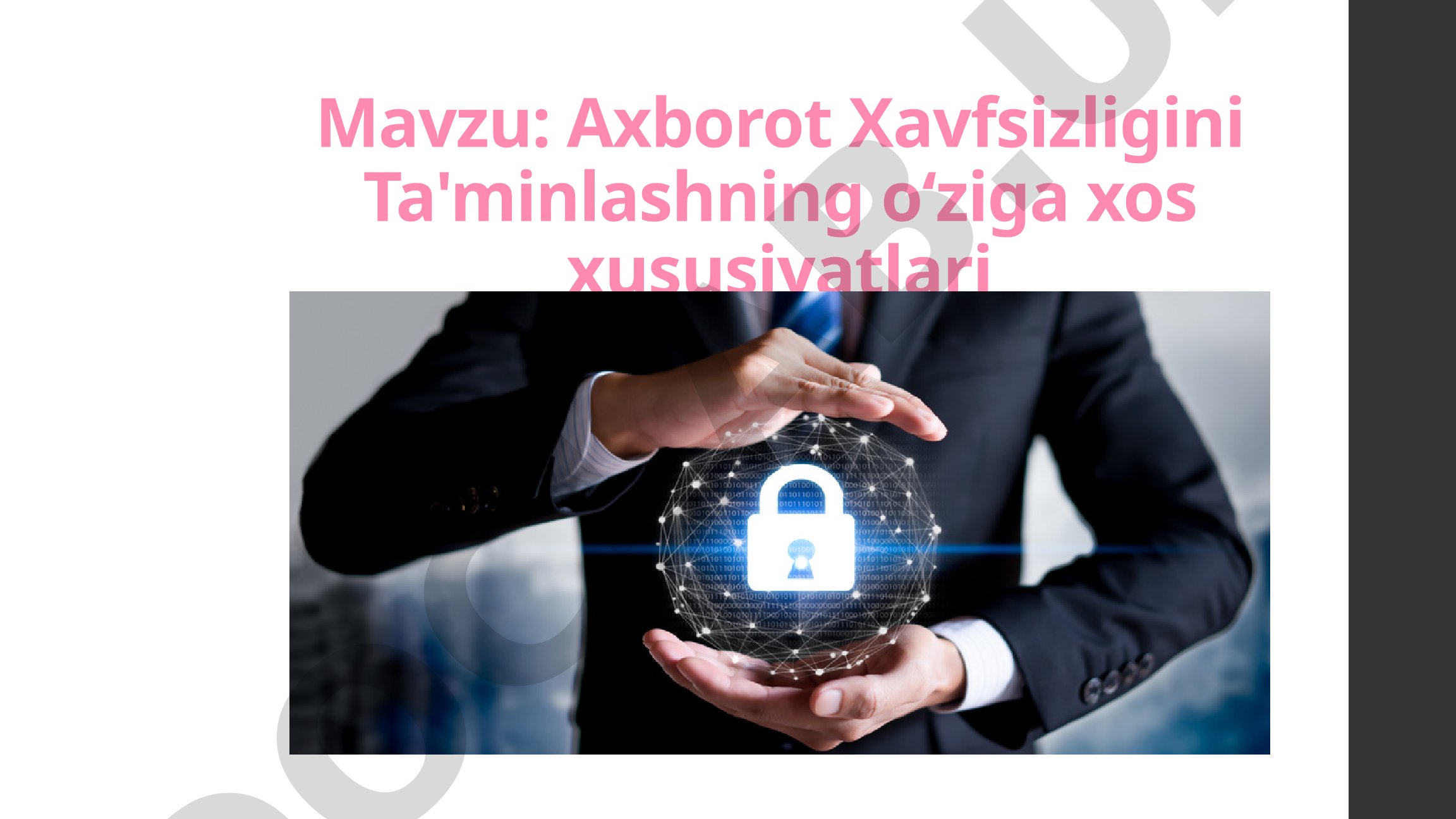 Axborot Xavfsizligi Xodimlar Treningi